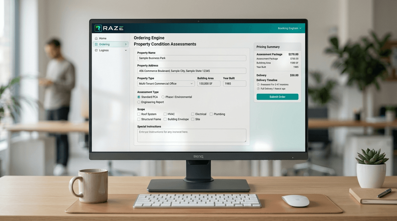 Ordering Engine screenshot